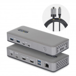 StarTech.com Docking Station 196N-USBC-DOCK USB-C, 3 x USB-C 3.0, 4 x USB-A 3.0, 2 x HDMI, 1 x RJ-45