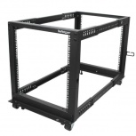 StarTech.com Rack de Marco Abierto con Profundidad Ajustable de 4 Columnas, 12U