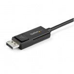 StarTech.com Cable DisplayPort 1.2 Macho - USB C Macho, 8K, 30Hz, 2 Metros, Negro - Imagen adicional 1