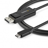 StarTech.com Cable DisplayPort 1.2 Macho - USB C Macho, 8K, 30Hz, 2 Metros, Negro - Imagen adicional 3