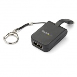 StarTech.com Mini Adaptador USB C Macho - DisplayPort Hembra, Negro 