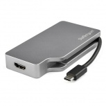 StarTech.com Adaptador de Video USB-C Macho - VGA/DVI/HDMI/mDP Hembra, Gris