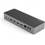 StarTech.com Docking Station DK30C2DPEP USB 3.0, 2x USB-A 3.0, 1x USB-C, 2x HDMI, 2x DisplayPort, Negro/Gris - Imagen adicional 1