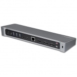 StarTech.com Docking Station DK30CH2DEP USB-C, 2x USB 3.0, 1x HDMI, 2x DisplayPort, 1x RJ-45, Plata/Negro - Imagen adicional 1