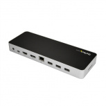 StarTech.com Docking Station USB, 1x USB C, 4x USB A, Negro/Plata - Imagen adicional 1