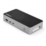StarTech.com Docking Station DK30CHHPD USB-C, 3x USB 3.0, 1x USB-C, 2x HDMI/1x RJ-45, Negro/Plata