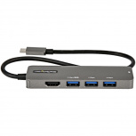 StarTech.com Docking Station DKT30CHPD3 USB-C, 3x USB A 3.0, 1x HDMI - Imagen adicional 1