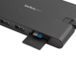 StarTech.com Docking Station USB-C, 3x USB A 3.0, 1x HDMI, 1x VGA, Negro - Imagen adicional 2