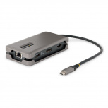StarTech.com Docking Station USB-C, 1x HDMI, 1x RJ-45, 1x USB C, Negro