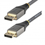 StarTech.com Cable DisplayPort con Certificación VESA DisplayPort 1.4 Macho - DisplayPort 1.4 Macho, 8K, 60Hz, 3 Metros, Gris/Negro
