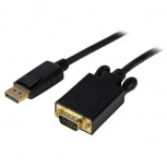 StarTech.com Cable DisplayPort DP2VGAMM10B DisplayPort 1.2 Macho - VGA Macho, 1920x1200, 3 Metros - Imagen adicional 1