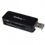 StarTech.com Lector USB 3.0 Super Speed Compacto de Tarjetas de Memoria Flash para Mac/PC