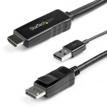 StarTech.com Adaptador HDMI Macho - DisplayPort Macho, 2 Metros