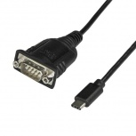 StarTech.com Cable USB C Macho - DB-9 Macho, 40cm, Negro