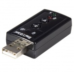StarTech.com Adaptador de Sonido ICUSBAUDIO7, 7.1 Canales, USB 2.0