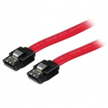 StarTech.com Cable SATA con Cierre de Seguridad Macho - Macho, 30cm, Rojo