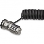 StarTech.com Candado de Combinación para Laptops LTLOCK3DCOIL, 1.8 Metros, Negro
