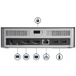 StarTech.com Docking Station USB Tipo C para Laptops, 2x DisplayPort, SATA, 2.5'', Negro/Plata - Imagen adicional 4