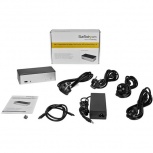 StarTech.com Docking Station USB Tipo C para Laptops, 2x DisplayPort, SATA, 2.5'', Negro/Plata - Imagen adicional 7