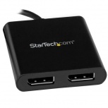 StarTech.com Divisor Multiplicador USB C - DisplayPort, 2 Puertos, Negro - Imagen adicional 2