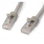 StarTech.com Cable Patch Cat6 UTP sin Enganches RJ-45 Macho - RJ-45 Macho, 3 Metros, Gris