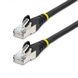 StarTech.com Cable Patch Cat6a S/FTP Blindado RJ-45 Macho - RJ-45 Macho, 7.6 Metros, Negro