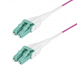 StarTech.com Cable Fibra Óptica Multimodo OM4 LC Macho - LC Macho, Núcleo 50µm, Cubierta 125µm, 2 Metros, Multicolor