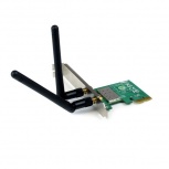 StarTech.com Tarjeta de Red PEX300WN2X2, 300Mbit/s PCI Express, 2 Antenas, Wi-Fi 4 