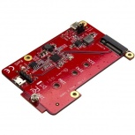 StarTech.com Adaptador Convertidor USB a M.2, 6 Gbit/s, Rojo