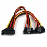 StarTech.com Cable Adaptador Splitter Divisor de Alimentación SATA, 15cm