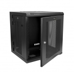 StarTech.com Gabinete Abisagrado de Pared 12U, hasta 90kg, Negro - Imagen adicional 1