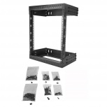 StarTech.com Rack de Marco Abierto 12U para Montaje en Pared, hasta 90kg, Negro - Imagen adicional 4