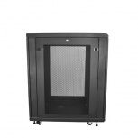 StarTech.com Gabinete 18U, hasta 450Kg, Negro - Imagen adicional 1