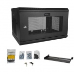 StarTech.com Gabinete de Pared 6U, hasta 90Kg, Negro - Imagen adicional 6