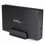 Startech.com Gabinete de Disco Duro USB 3.0, 3.5'', SATA III, Negro