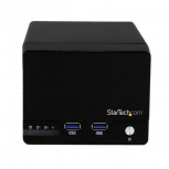 StarTech.com Gabinete USB 3.0 UASP RAID de Discos Duros con 2 Bahías, 3.5'', SATA III, Hub USB