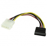 StarTech.com Cable Adaptador de Alimentación Molex a SATA, 15cm