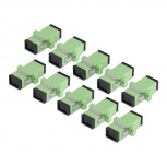 StarTech.com Acoplador de Fibra Óptica SIMPLEXSCAPCF, 2 Conectores, SC/APC, Monomodo