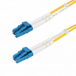 StarTech.com Cable Fibra Óptica Monomodo OS2 LC Macho - LC Macho, Núcleo 9µm, Cubierta 125µm, 5 Metros, Amarillo