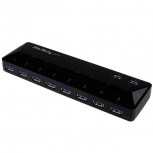 StarTech.com Hub USB 3.0, 10 Puertos USB 3.0, 5000 Mbit/s, Negro