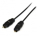 StarTech.com Cable Toslink Macho - Toslink Macho, 4.6 Metros, Negro