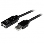 StarTech.com Cable USB A Macho - USB A Hembra, 10 Metros, Negro