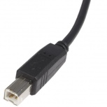 StarTech.com Cable para Impresora, USB 2.0 A Macho - USB 2.0 B Macho, 3 Metros, Negro