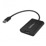 StarTech.com Adaptador de Video USB 3.0 Macho - DisplayPort Hembra, Negro 