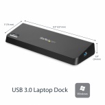 StarTech.com Docking Station Universal DisplayPort HDMI 4K, 4x USB 3.0, Negro - Imagen adicional 2