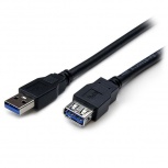 StarTech.com Cable USB A Macho - USB A Hembra, 1.8 Metros, Negro