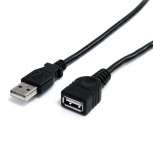 StarTech.com Cable de Extensión USB 2.0 A Macho - USB A Hembra, 3 Metros, Negro