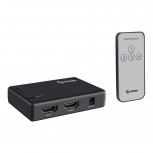 Steren Divisor de Video HDMI, 5 Puertos HDMI, Negro