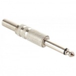 Steren Conector de Audio 6.3mm Macho, Plata