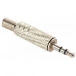 Steren Conector Plug 3.5mm Macho, Plata
